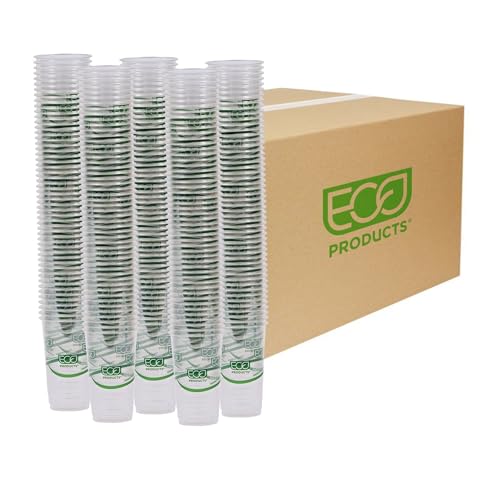 GreenStripe Clear Disposable Cold Cups (1000 Count)