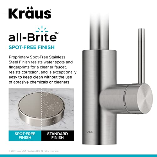 Spot Free Stainless Steel Pull Down Kitchen Faucet KPF