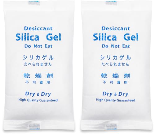 500 Gram [2 Packets] Silica Gel Packets Desiccants