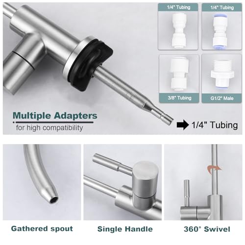 Kitchen Faucet and Water Filter Faucet Combo