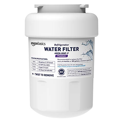 Replacement Water Filter Cartridge Compatible with GE MWF Refrigerator