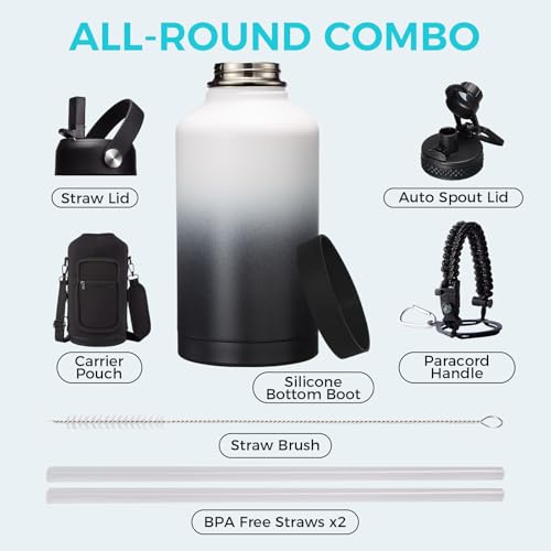 1 Gallon Water Bottle Insulated