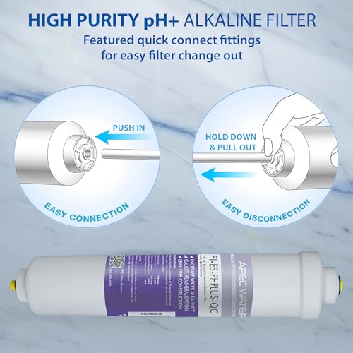 FILTER-MAX-PH Replacement RO Filter Set, Alkaline, 90 GPD