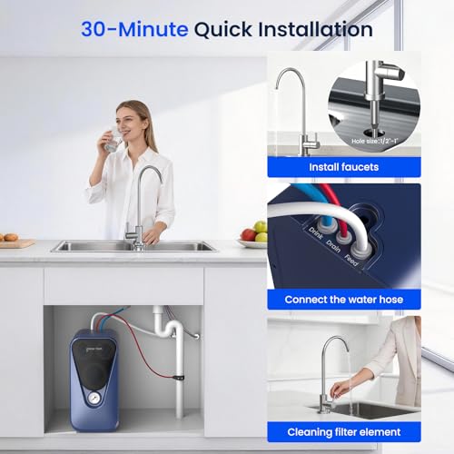 GFU03 Reverse Osmosis Water Filter System 800 GPD