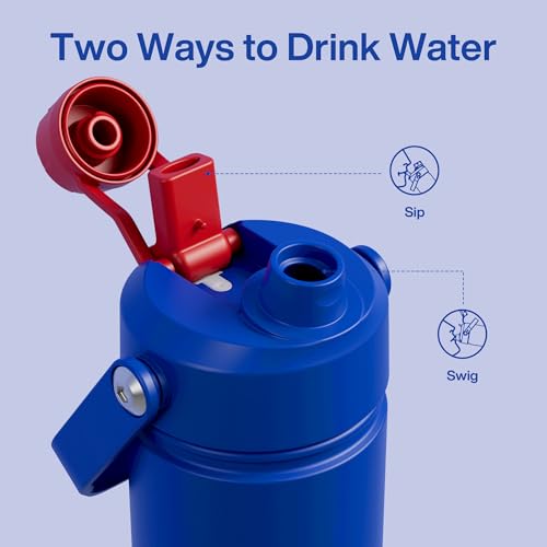 Kids Insulated Water Bottle with Straw