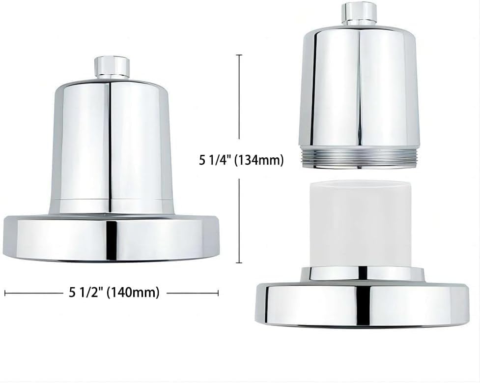 Cascada High Pressure Filtered Shower Head with 15
