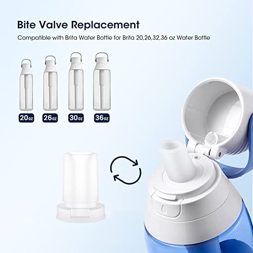 Water Bottle Bite Valve Compatible with Brita (3 Count)