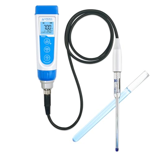 PH60 MS Handheld pH Meter Tester Kit with LabSen 246