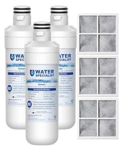 LT1000PC Refrigerator Water Filter and Air Filter (3 Count)