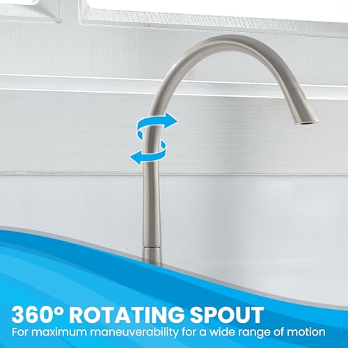 Non-Air-Gap Brass RO Faucet, Brushed Nickel