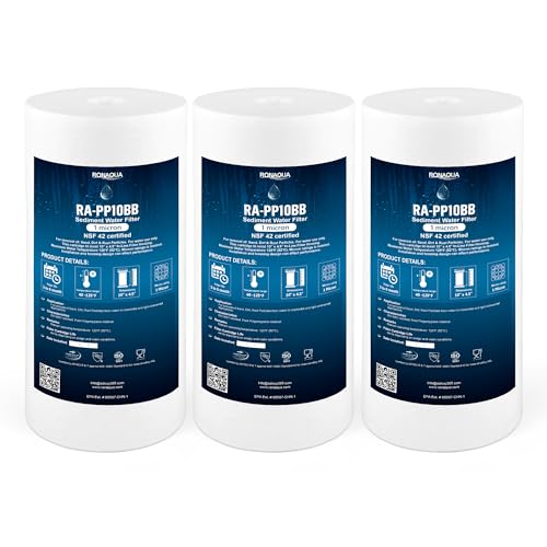 10" x 4.5" Big Sediment Replacement Water Filter Cartridge