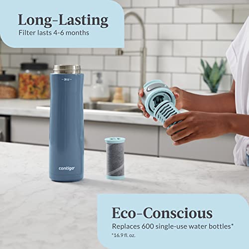 Clybourn Chill Stainless Steel FreeFlow Filter Water Bottle with AUTOSEAL