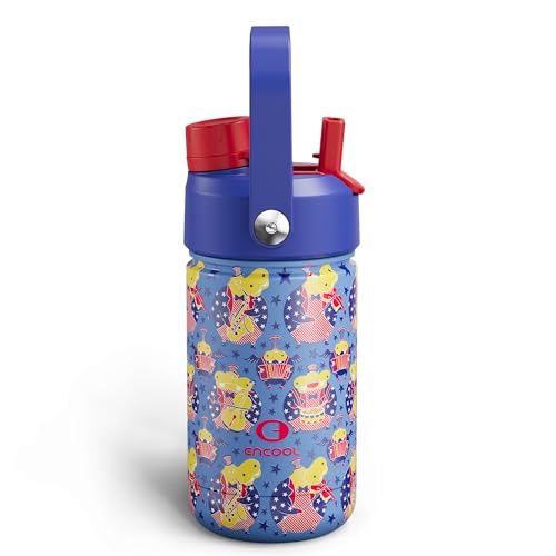 Kids Insualated Water Bottle with Straw