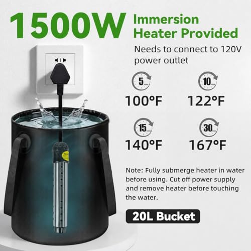 Portable Camping Shower with Heater