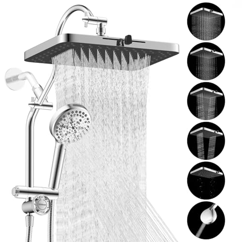 cUPC Certified High Pressue 13'' Rainfall Shower Head with 5