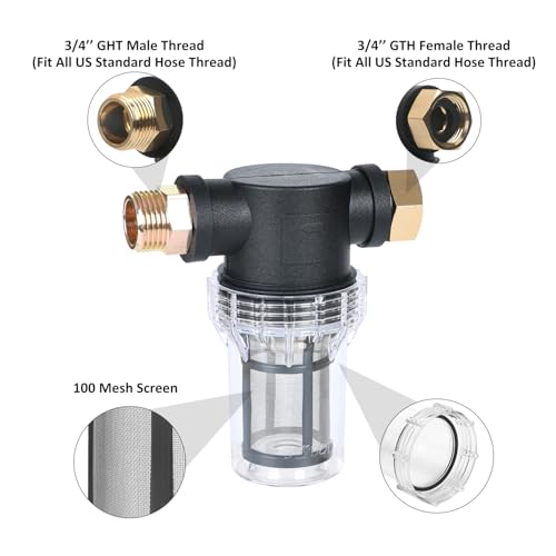 Garden Hose Sediment Filter for Well Water