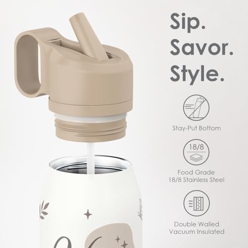 Inspiration Stainless Steel Water Bottle with Twist Lid 20oz