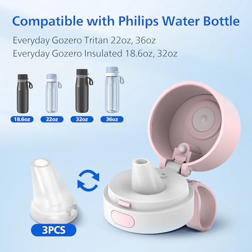 Water Bottle Mouthpiece Replacement for Everyday Gozero Water Bottle (3 Count)