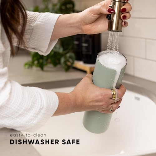Insulated Water Bottle with Manual Straw