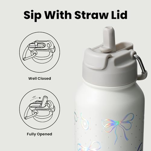 32oz Insulated Water Bottle with Pill Box