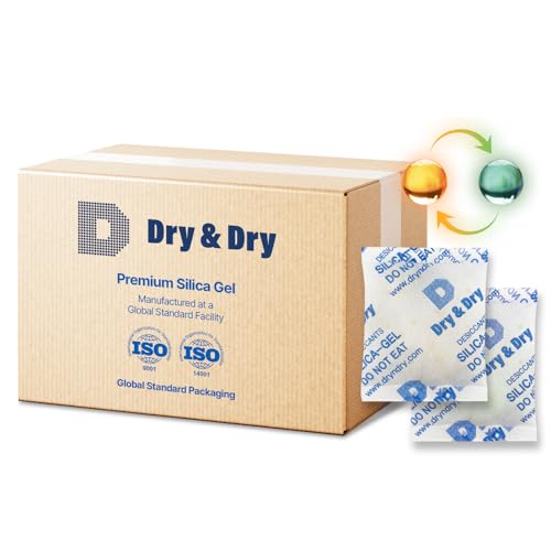 50 Gram [400 Packs] Orange Indicating Mixed Silica Gel Packets Siilca Gel Desiccant