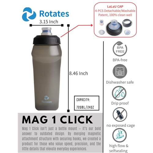 24oz Cycling Magnetic Water Bottle