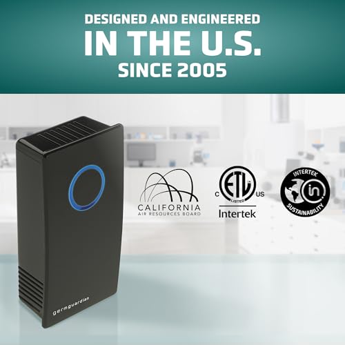 Germ Guardian GG1100B 7” Pluggable Small Air Purifier