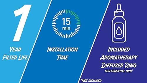 Shower Filter System with Chlorine Removal