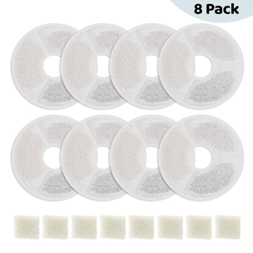 8 Pack Replacement Filters & 8 Pack Pre