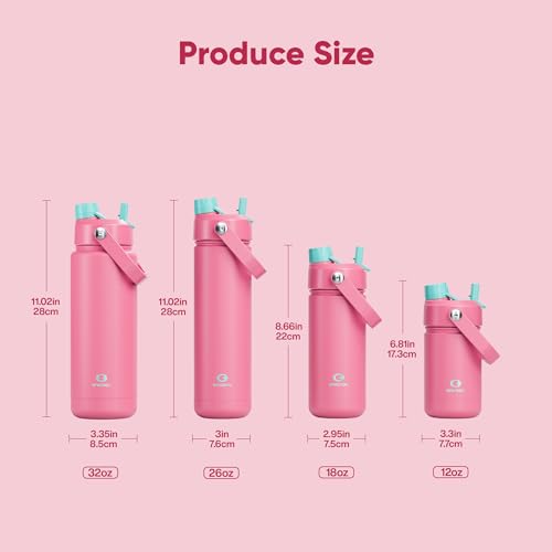 Kids Insulated Water Bottle with Straw