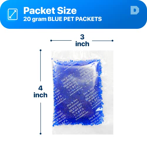 20 Gram Blue Indicating Silica Gel Packets