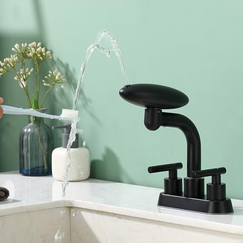 Matte Black Bathroom Sink Faucet