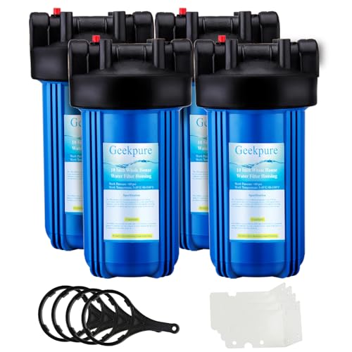 10 Inch Whole House Water Filter Housing 4.5"x10"1