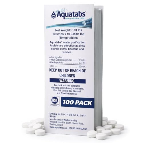 49mg Water Purification Tablets (100 Count)