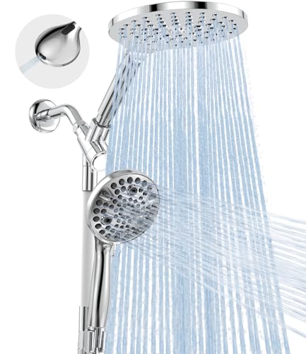 Dual Handheld Shower Head Combo