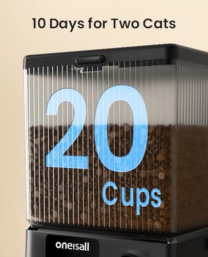 5G WiFi Automatic Cat Feeder for 2 Cats