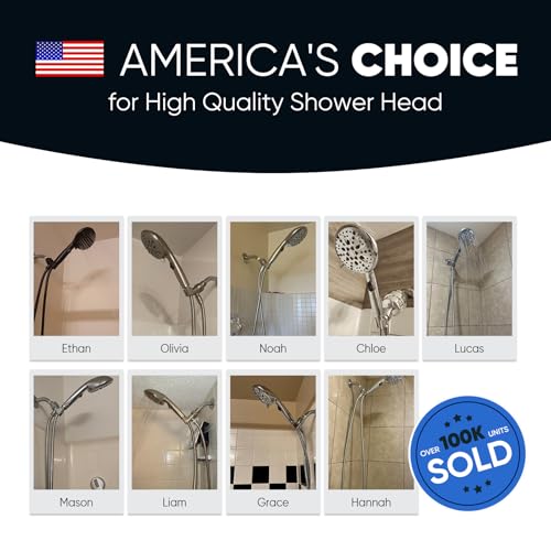 9 Spray Modes Handheld Shower Head