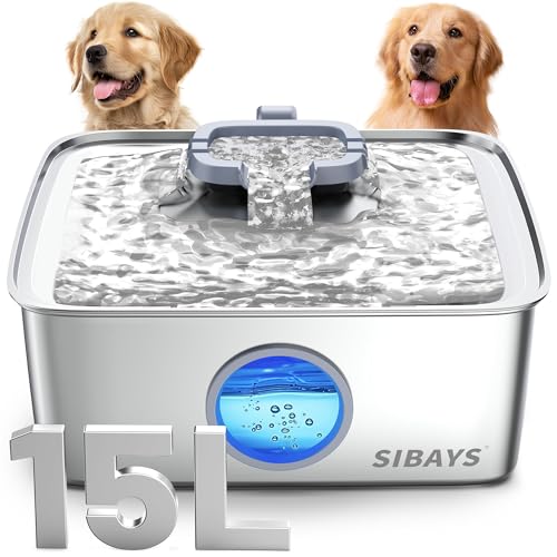 4Gal 15L Dog Water Fountain
