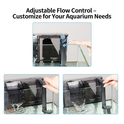 HOB Aquarium Filter with UV Sterilizer