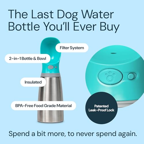 Insulated Dog Water Bottle