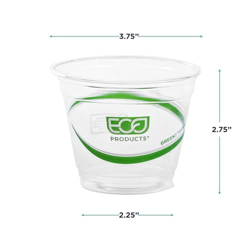 GreenStripe Clear Disposable Cold Cups (50 Count)