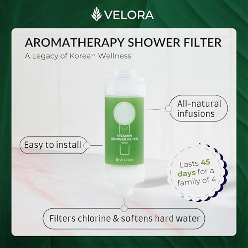 Vitamin C Shower Filter and Water Softener for Hard Water
