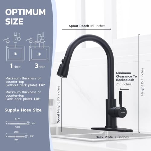 Kitchen Faucet with Soap Dispenser