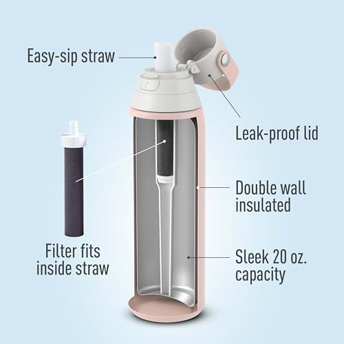 Stainless Steel Premium Filtering Water Bottle