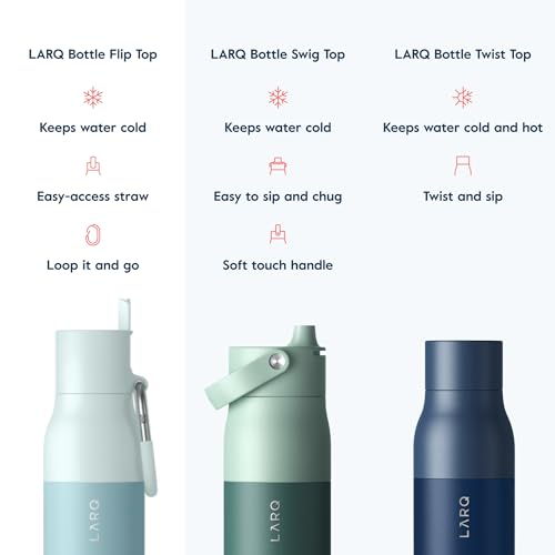 Flip Top Insulated Stainless Steel Reusable Water Bottle with Straw