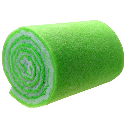 Aquarium Filter Media Pad Dual Density Bonded Filter Floss Roll Cut to Fit for Fish Tank Canister Filter 72