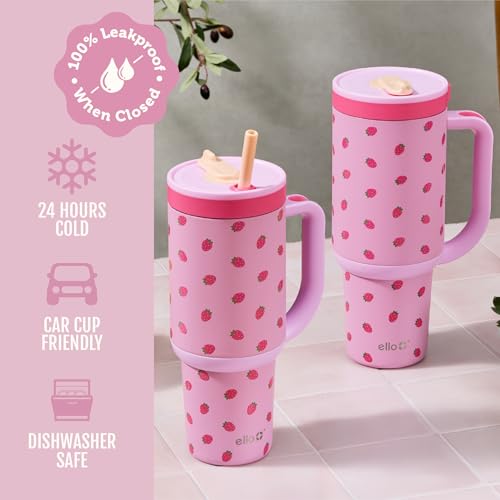 Oasis 40oz Insulated Stainless Steel Tumbler with Straw