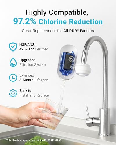 CF08A Water Filter Replacement for PUR® Faucet Filter (4 Count)