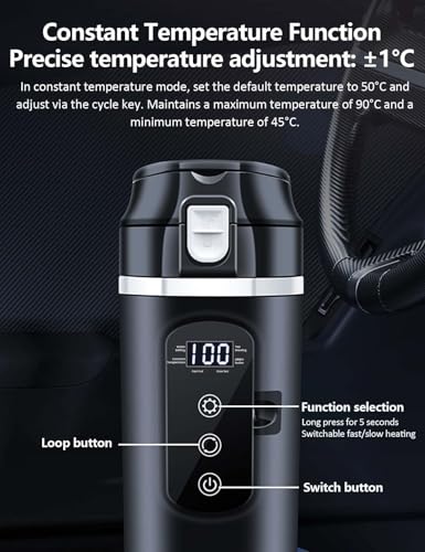 Smart Car Travel Electric Kettle 13.5oz