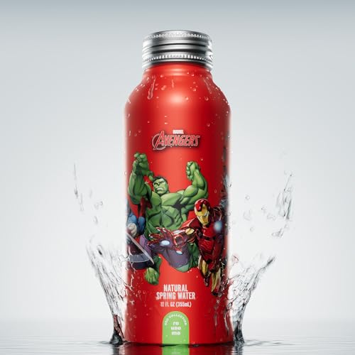 PULSE Marvel Avengers Natural Spring Water (144 Fl Oz)